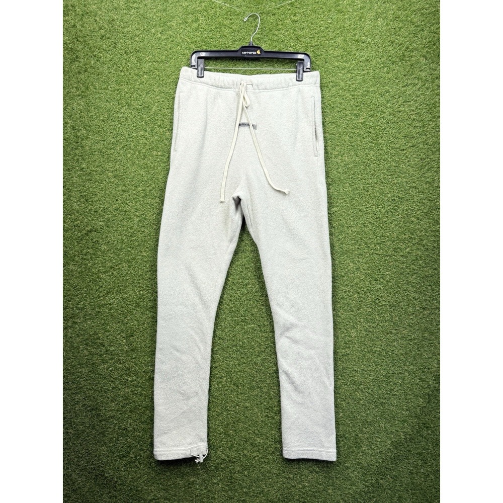 Essentials Pants Mens Large Polar Fleece Lounge Pants Fear Of God Drawstring